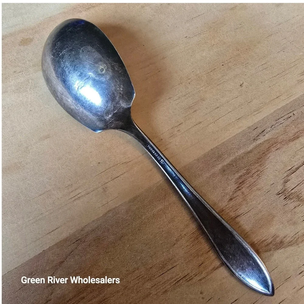 1919 Saybrooke Universal Silverplate Tablespoon 6 In Teardrop Soup Spoon 191‎